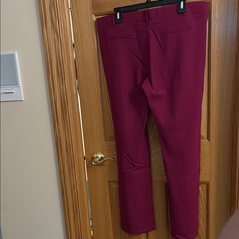 Betabrand Berry Boot Cut Dress Yoga Pants - Picture 3 of 3